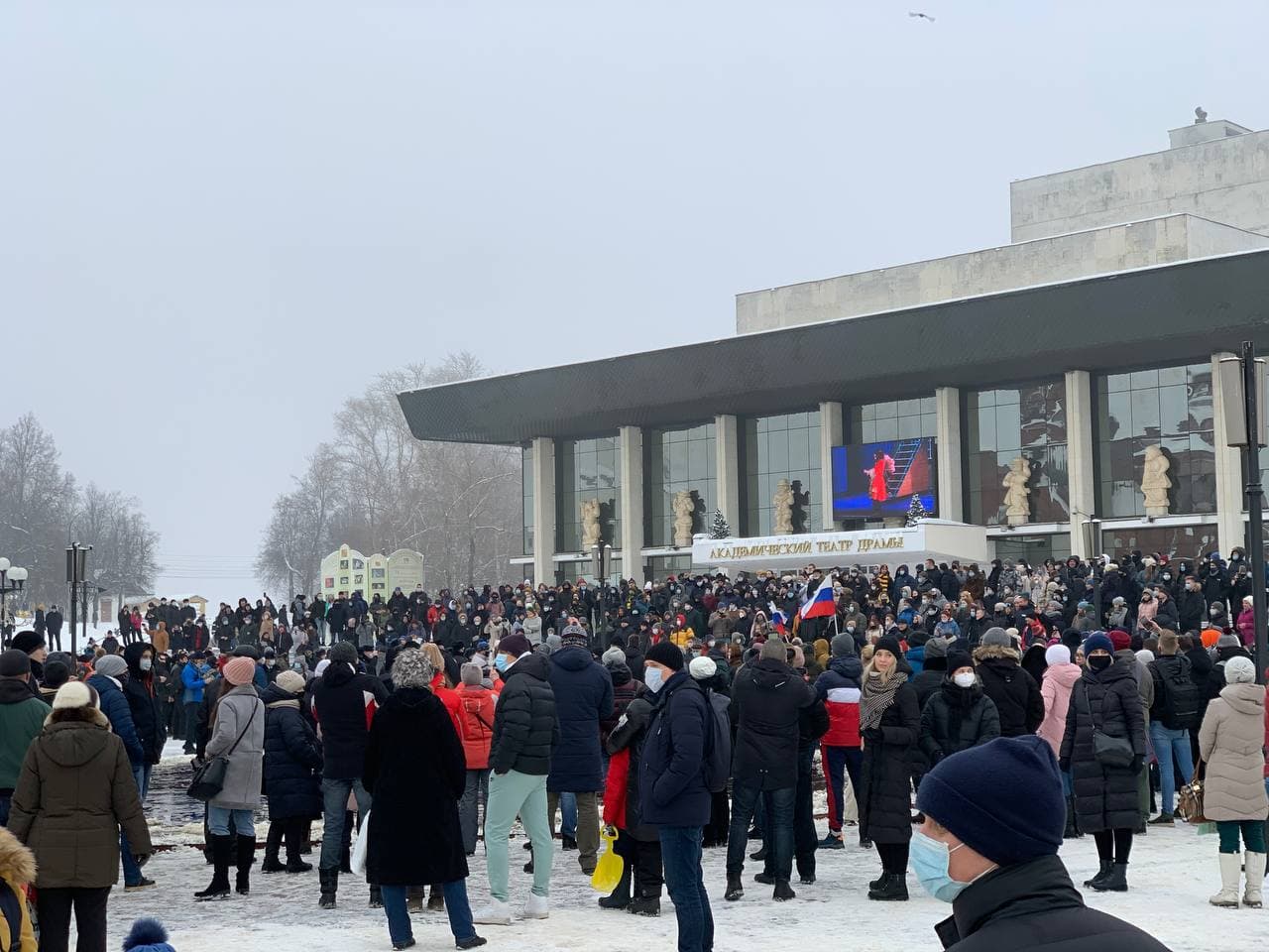 Митинг в поддержку Алексея Навального во Владимире: Прямая трансляция |  Довод